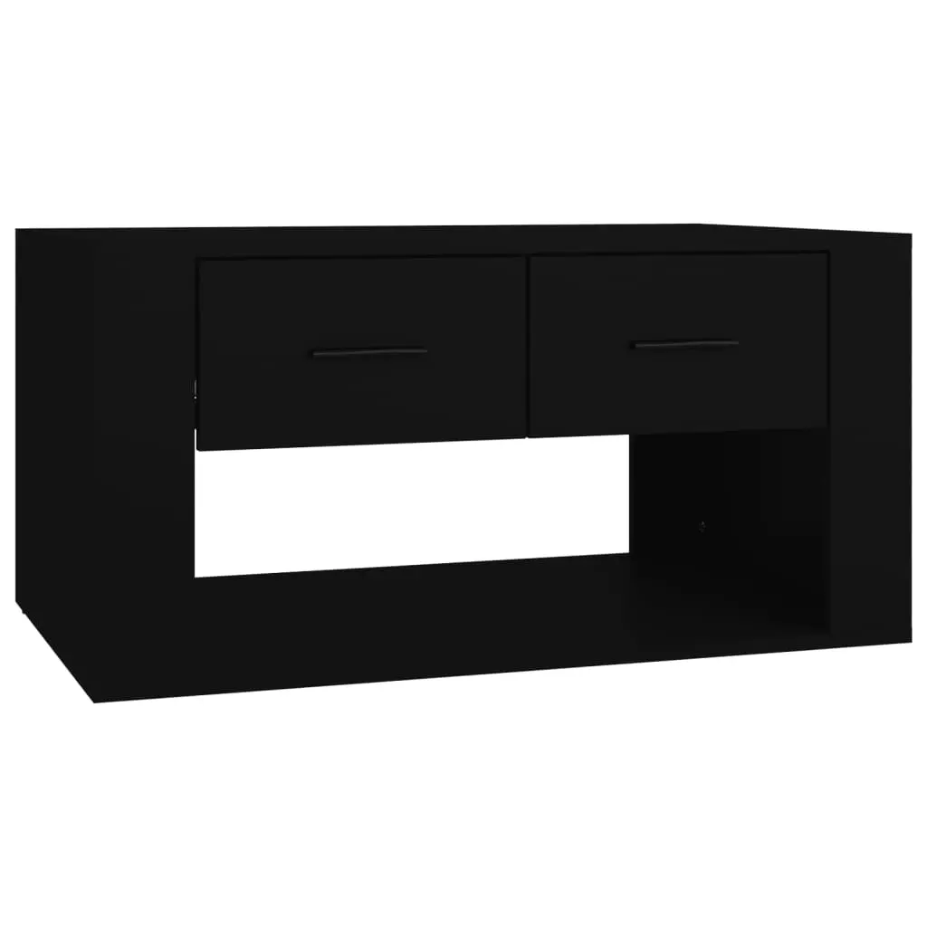 Coffee Table Black 80x50x40 cm Engineered Wood 816529 - Furniture
