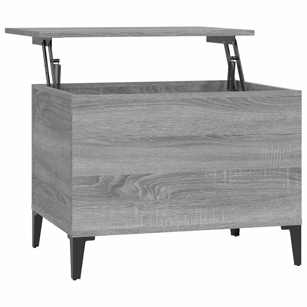 Coffee Table Grey Sonoma 60x44.5x45 cm Engineered Wood 819578 - Furniture