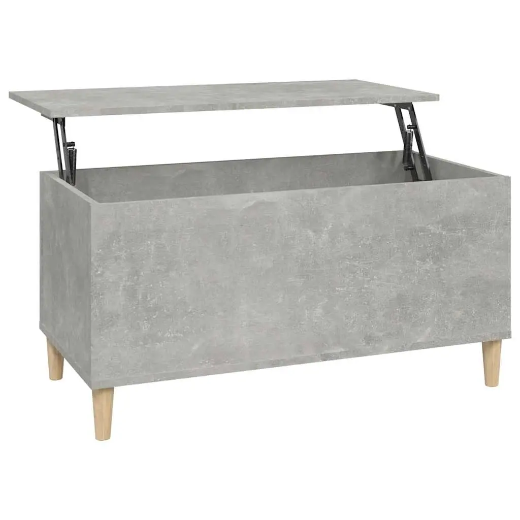 Coffee Table Concrete Grey 90x44.5x45 cm Engineered Wood 819584 - Furniture