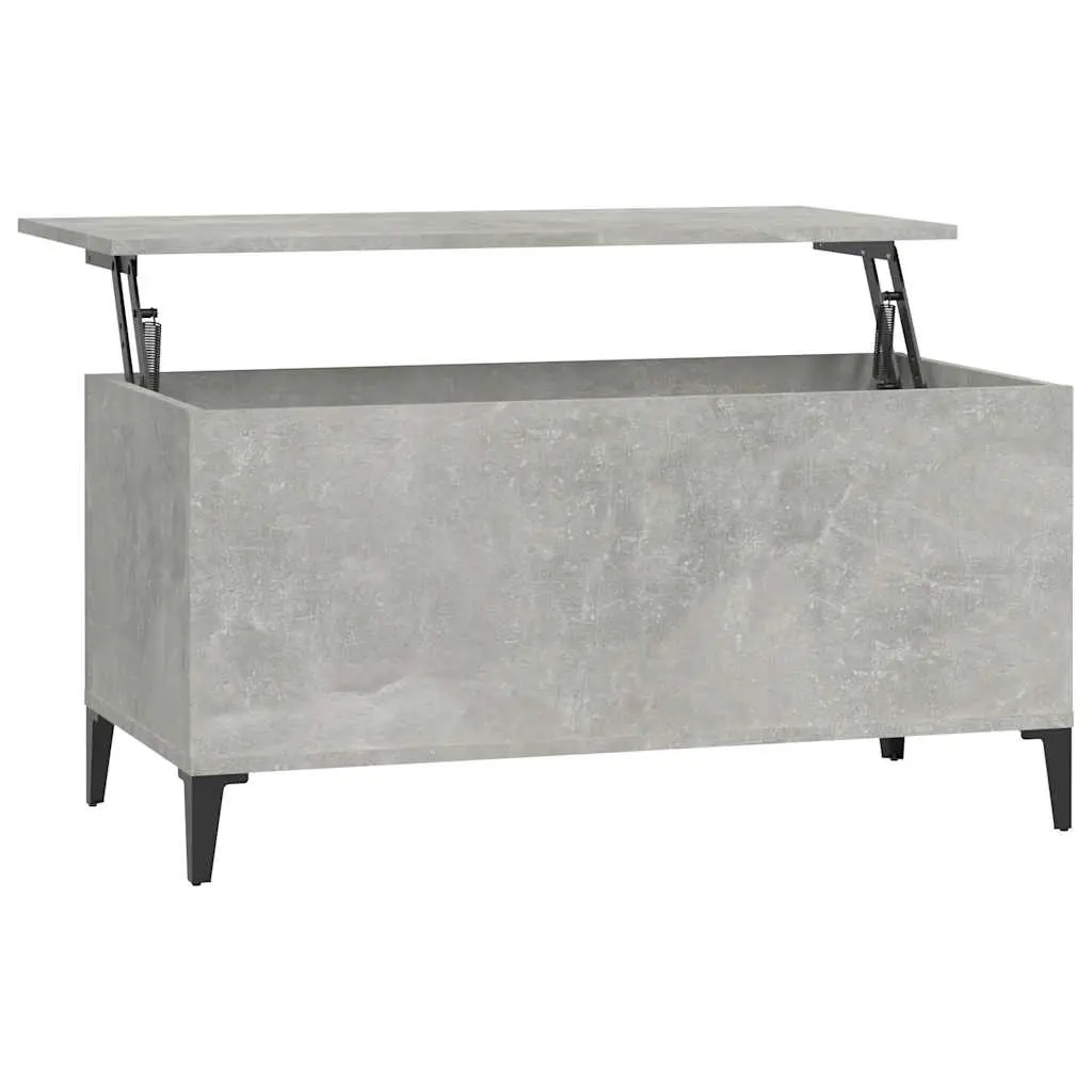 Coffee Table Concrete Grey 90x44.5x45 cm Engineered Wood 819592 - Furniture