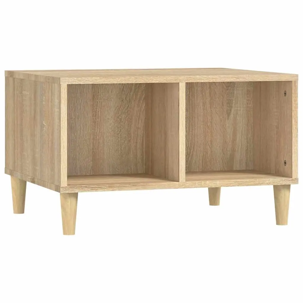 Coffee Table Sonoma Oak 60x50x36.5 cm Engineered Wood 821031 - Furniture