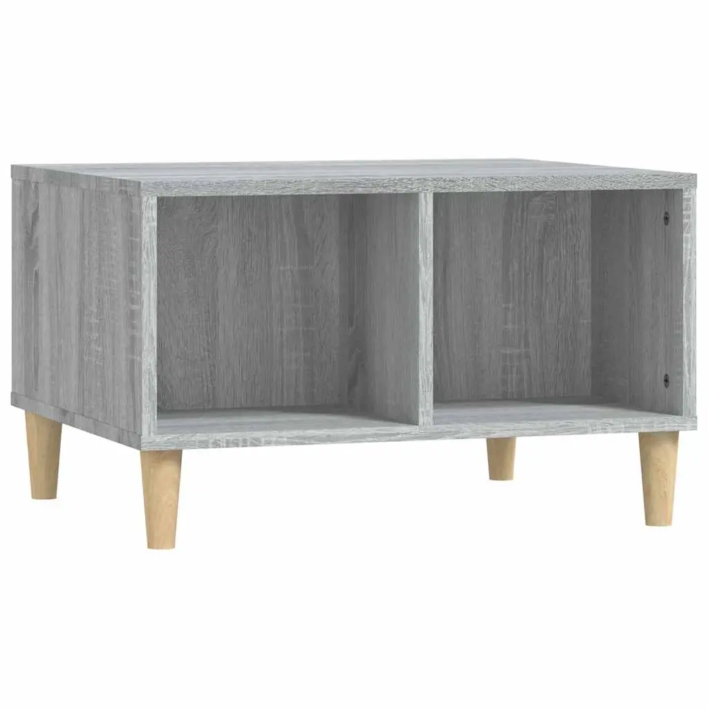Coffee Table Grey Sonoma 60x50x36.5 cm Engineered Wood 821034 - Furniture