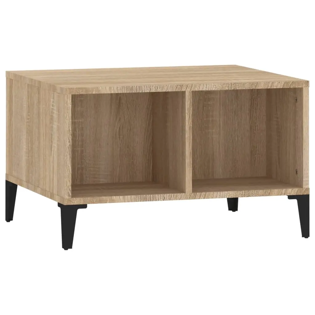 Coffee Table Sonoma Oak 60x50x36.5 cm Engineered Wood 821039 - Furniture