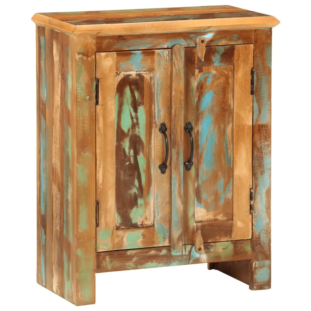 Sideboard with 2 Doors 55x30x70 cm Solid Wood Reclaimed 352055 - Furniture