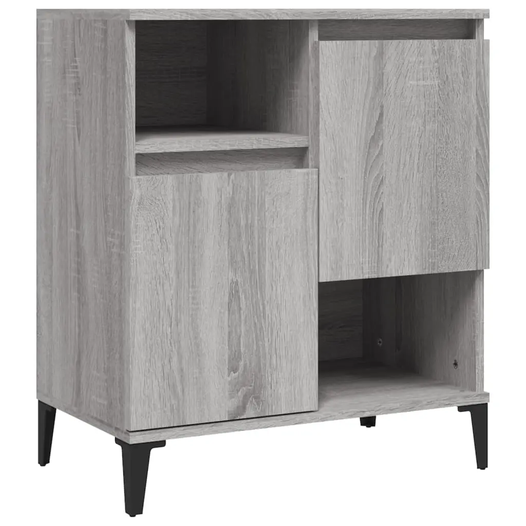 Sideboard Grey Sonoma 60x35x70 cm Engineered Wood 821154 - Furniture