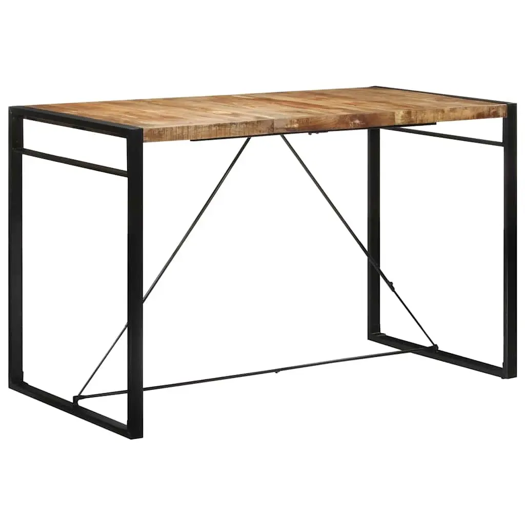 Bar Table 175x90x110 cm Solid Rough Wood Mango 351720 - Furniture