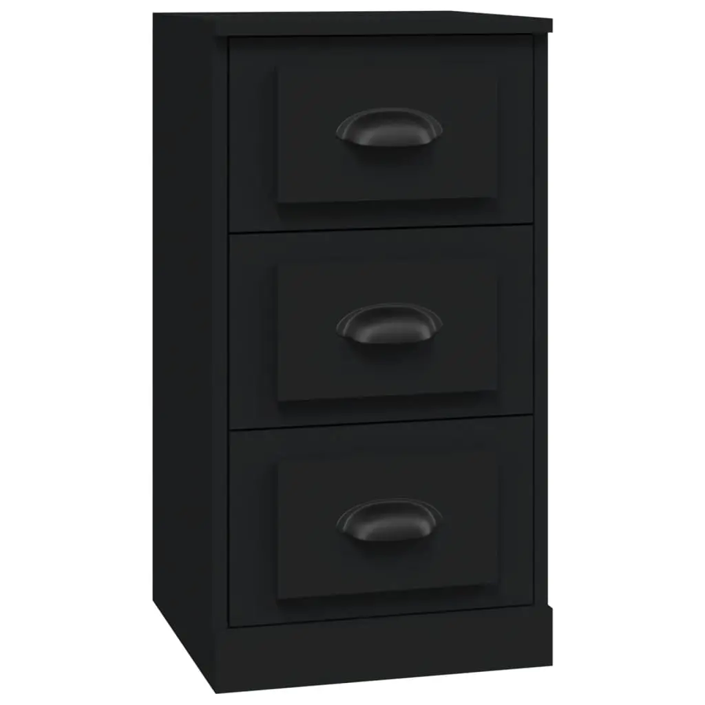 Sideboard Black 36x35.5x67.5 cm Engineered Wood 816217 - Furniture