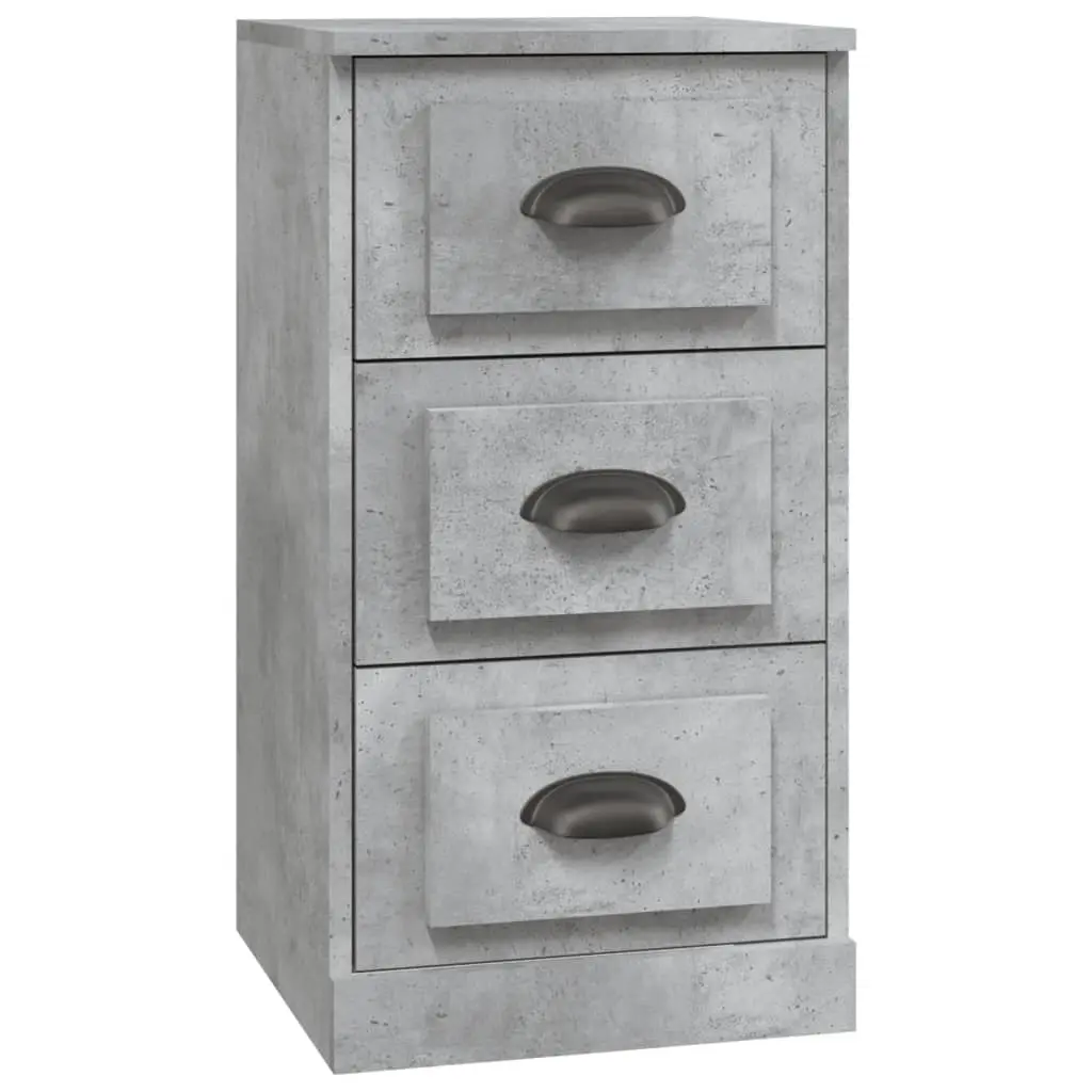 Sideboard Concrete Grey 36x35.5x67.5 cm Engineered Wood 816220 - Furniture