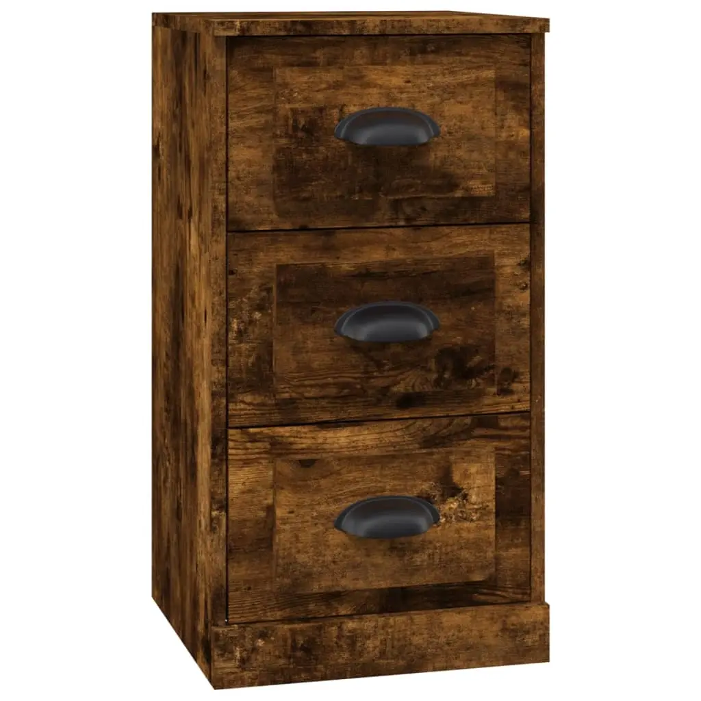 Sideboard Smoked Oak 36x35.5x67.5 cm Engineered Wood 816221 - Furniture