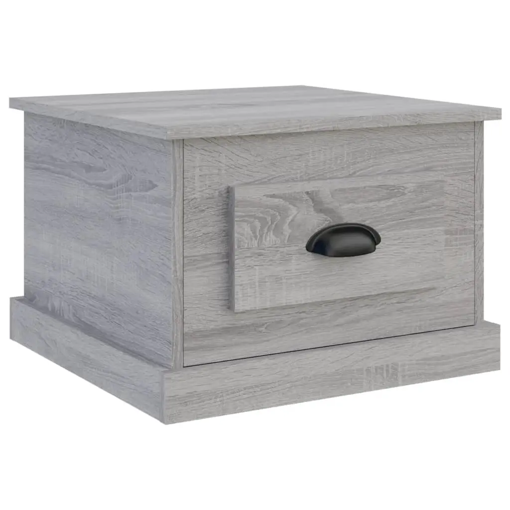 Coffee Table Grey Sonoma 50x50x35 cm Engineered Wood 816254 - Furniture