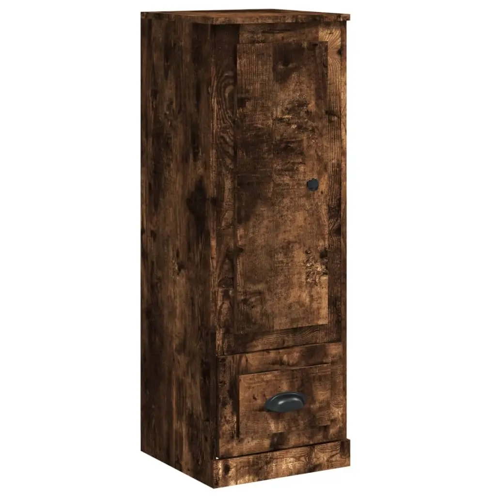 Highboard Smoked Oak 36x35.5x103.5 cm Engineered Wood 816309 - Furniture