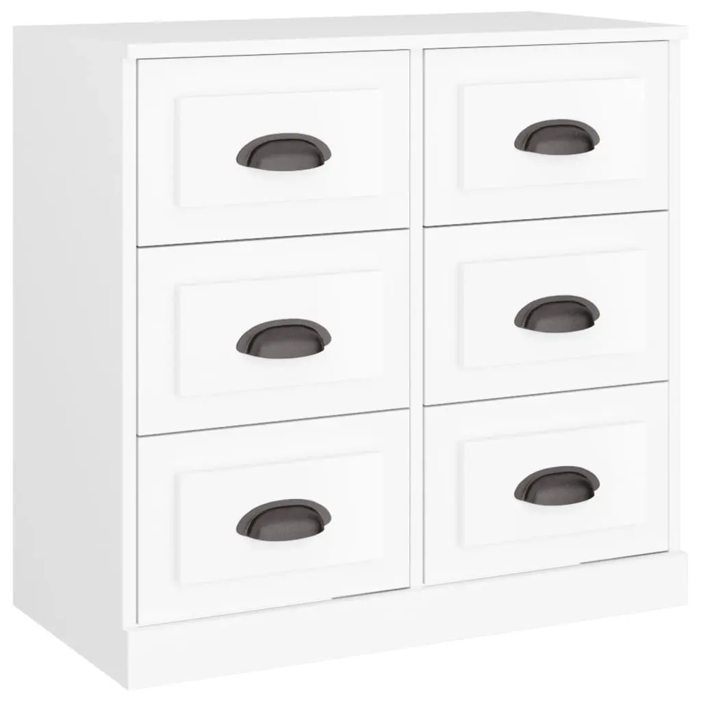 Sideboard White 70x35.5x67.5 cm Engineered Wood 816432 - Furniture