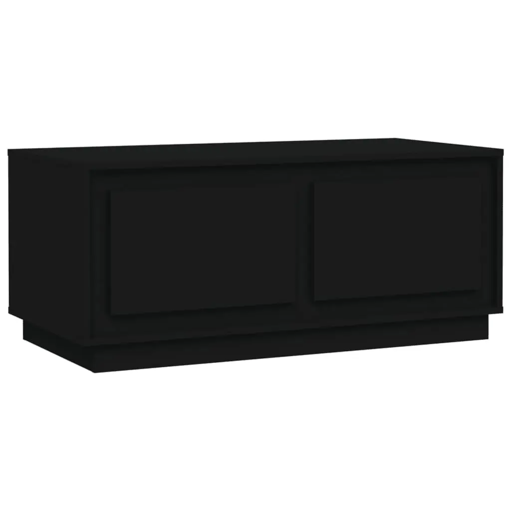 Coffee Table Black 102x50x44 cm Engineered Wood 819877 - Furniture