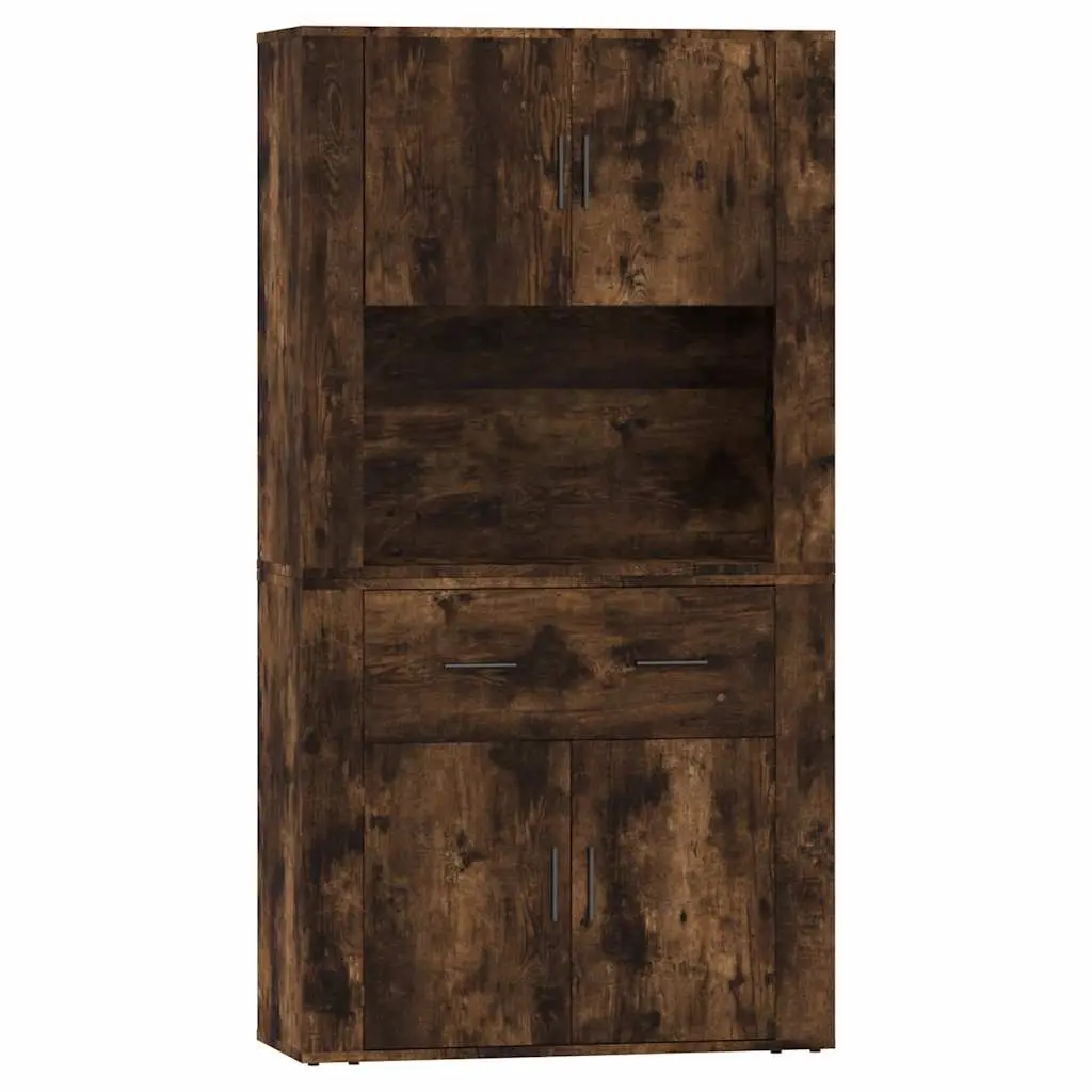 Highboard Smoked Oak Engineered Wood 3185372 - Furniture