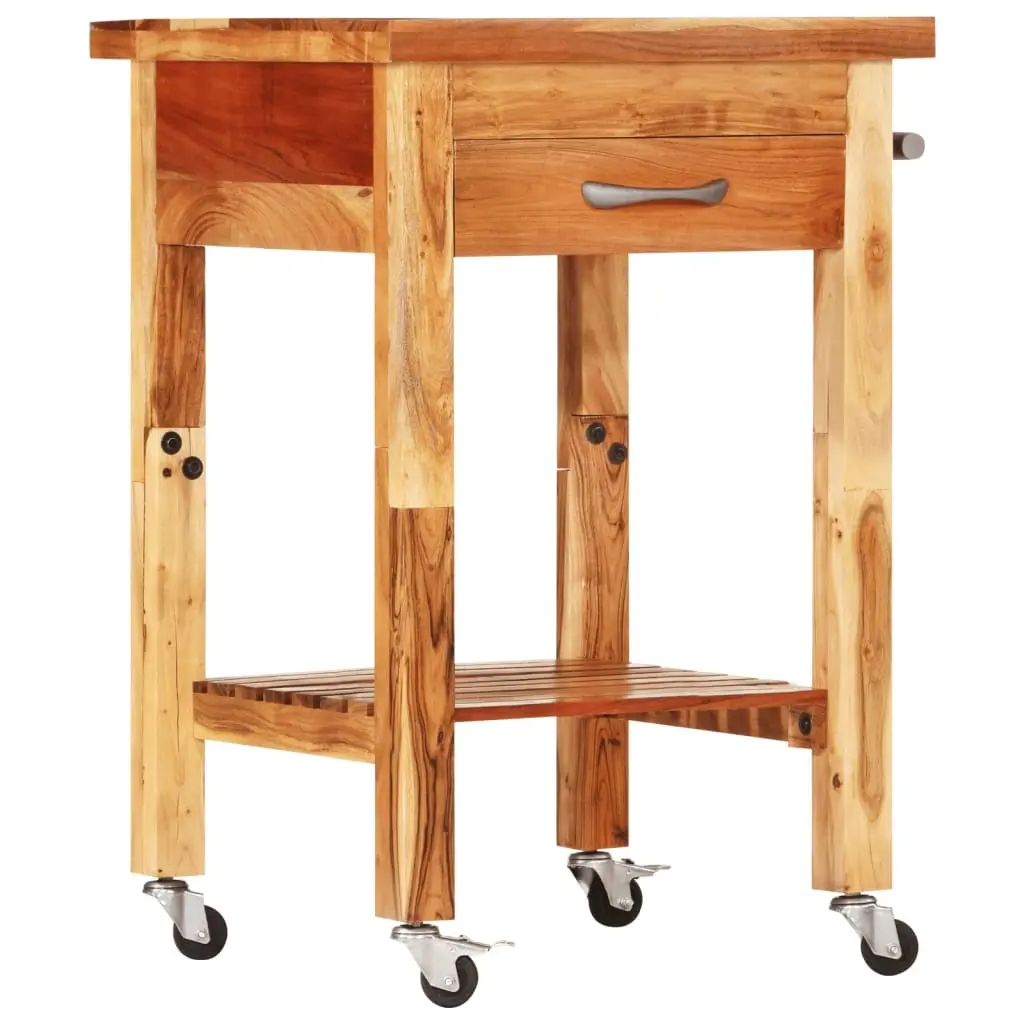 Kitchen Trolley 55x55x89 cm Solid Wood Acacia 355013 - Furniture