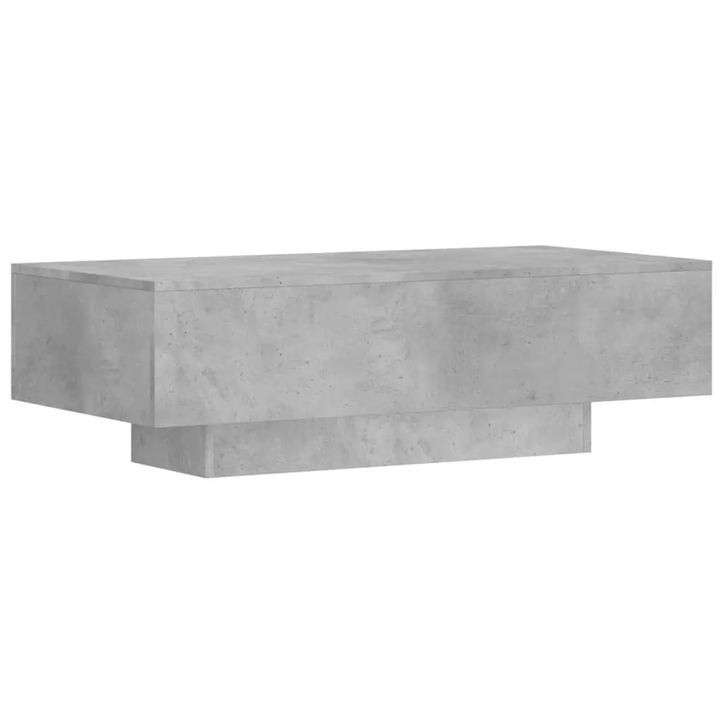 Coffee Table Concrete Grey 100x49.5x31 cm Engineered Wood 833891 - Furniture