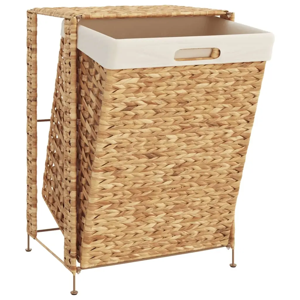 Laundry Basket 44x34x64 cm Water Hyacinth 355186 - Home & Garden
