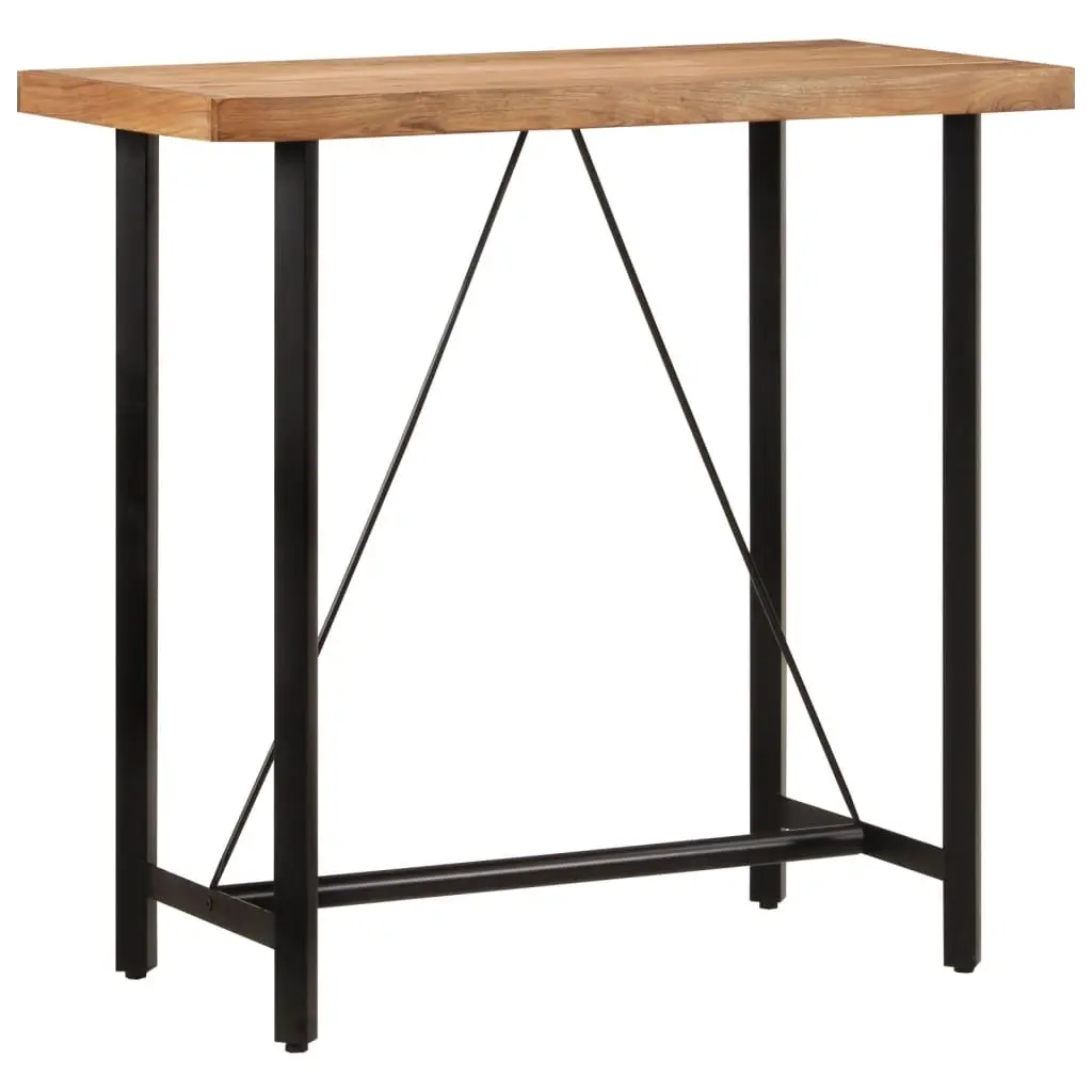 Bar Table 110x55x107 cm Solid Wood Acacia and Iron 356370 - Furniture
