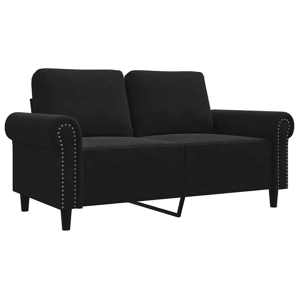 2-Seater Sofa Black 120 cm Velvet 359524