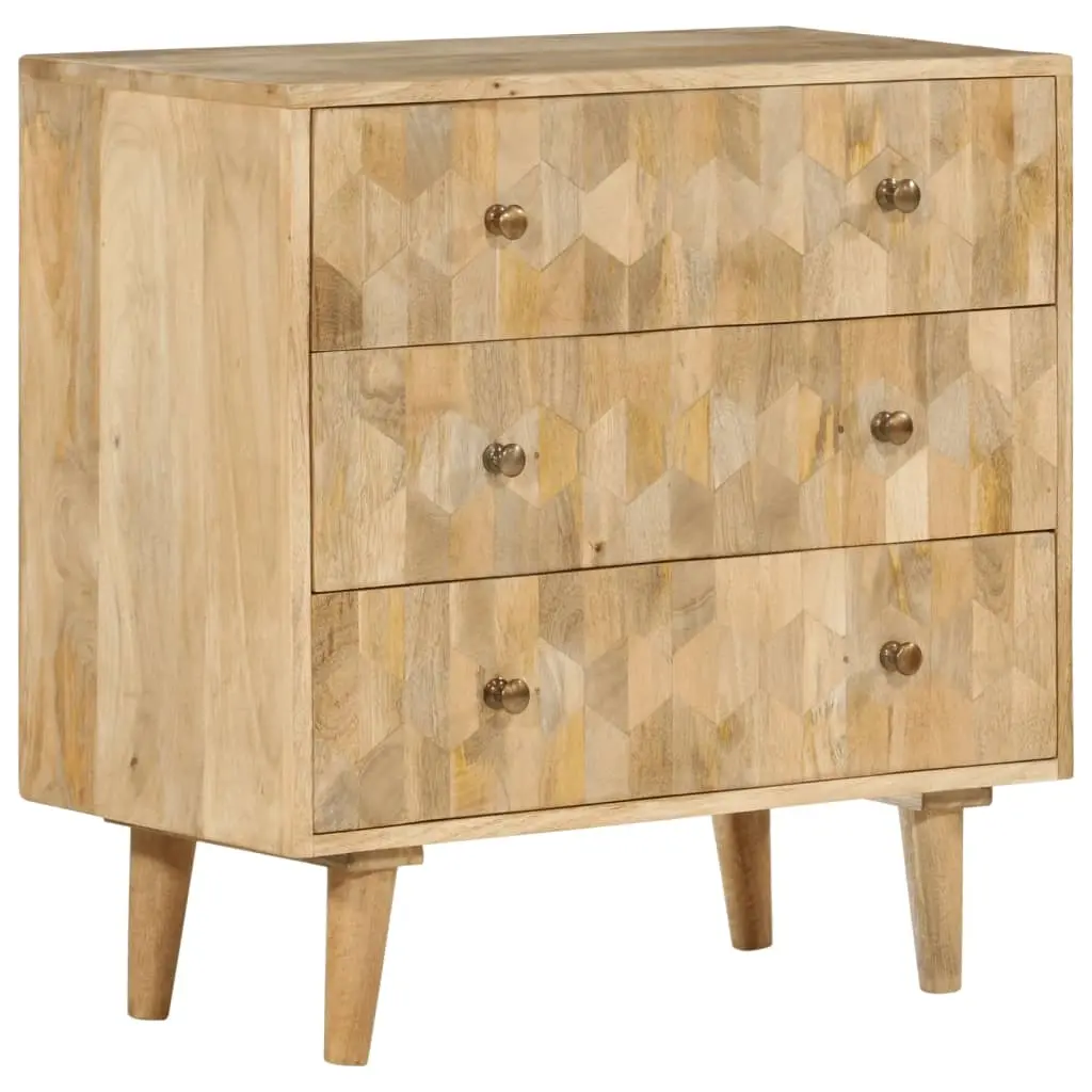 Drawer Cabinet 70x35x70 cm Solid Wood Mango 358184 - Furniture