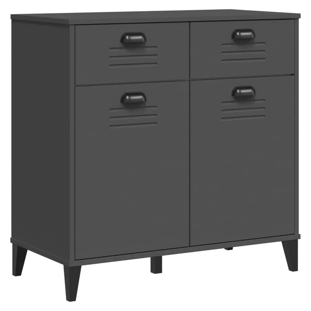 Sideboard VIKEN Anthracite Grey 80x40x80 cm Engineered Wood 374937 - Furniture