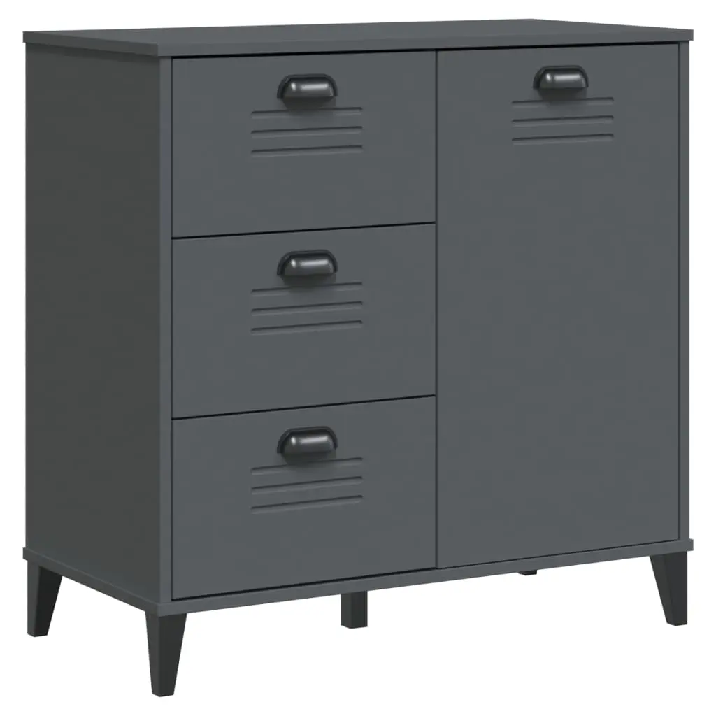 Sideboard VIKEN Anthracite Grey 80x40x80 cm Engineered Wood 374940 - Furniture