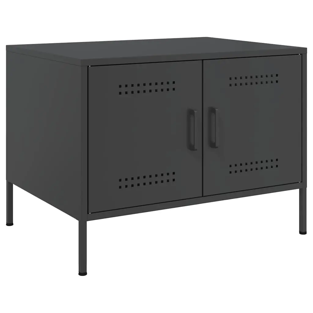 Coffee Table Black 68x50x50.5 cm Steel 843030 - Furniture