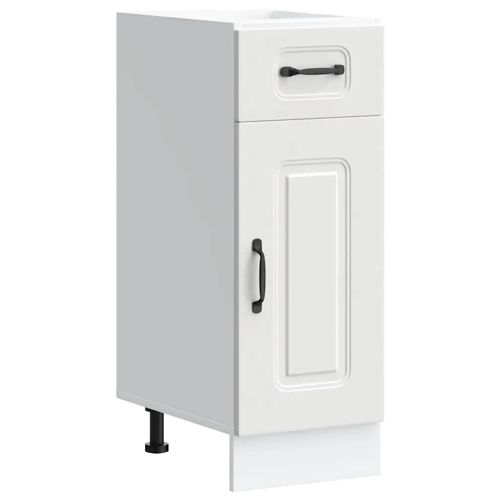 Kitchen Base Cabinet Kalmar White Engineered Wood 853457 - Furniture