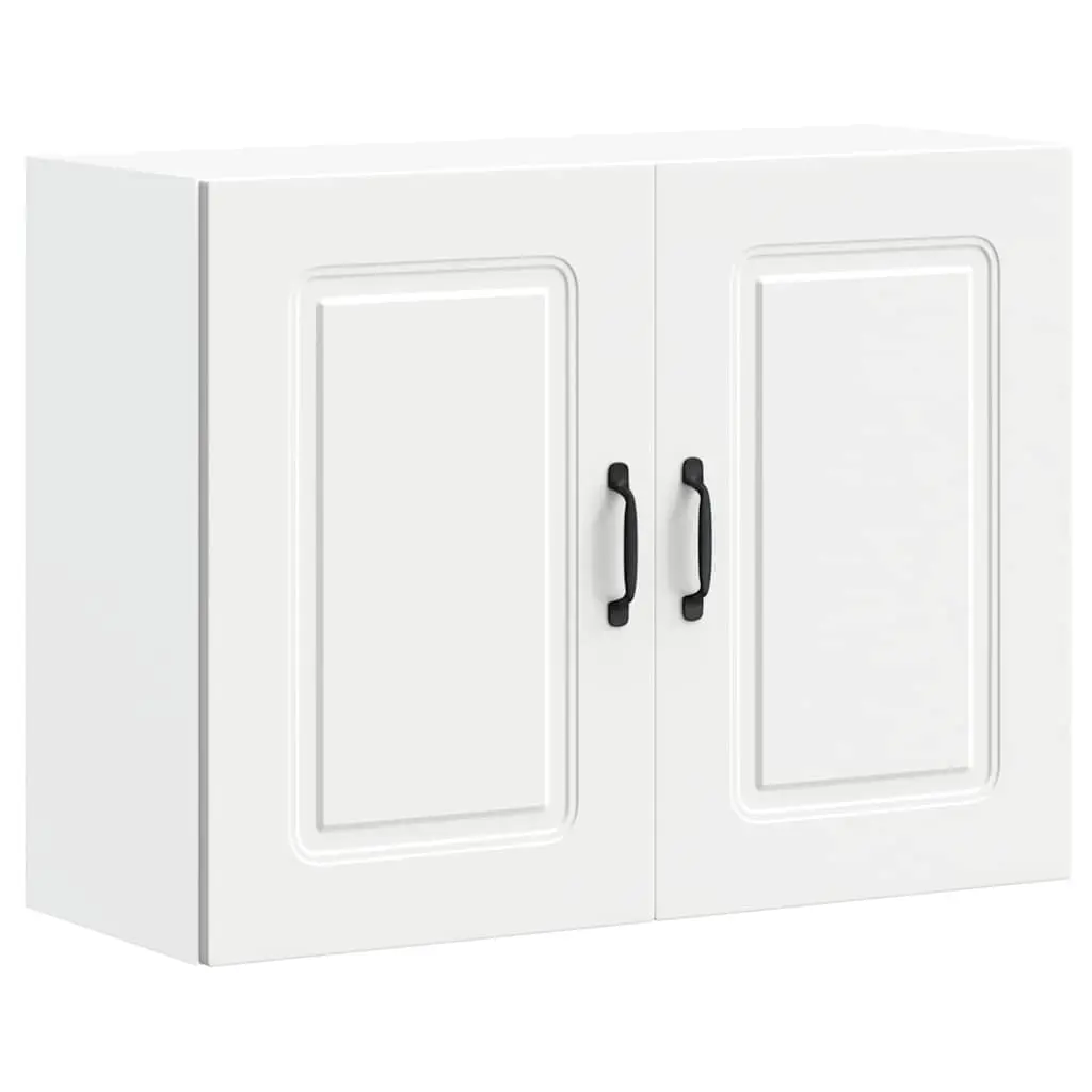 Kitchen Wall Cabinet Kalmar White Engineered Wood 853587 - Furniture