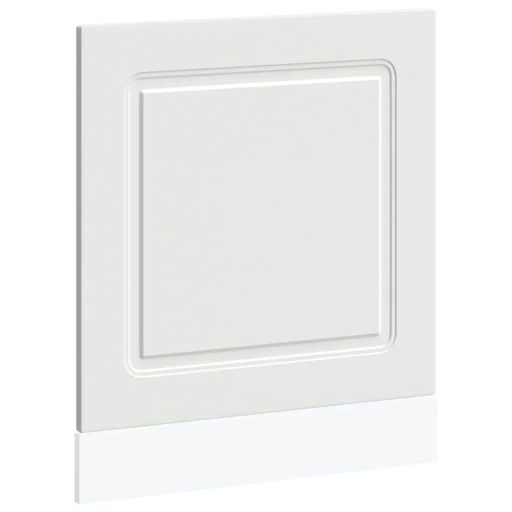 Dishwasher Panel Kalmar White 60x1.5x57 cm Engineered Wood 853657 - Home & Garden