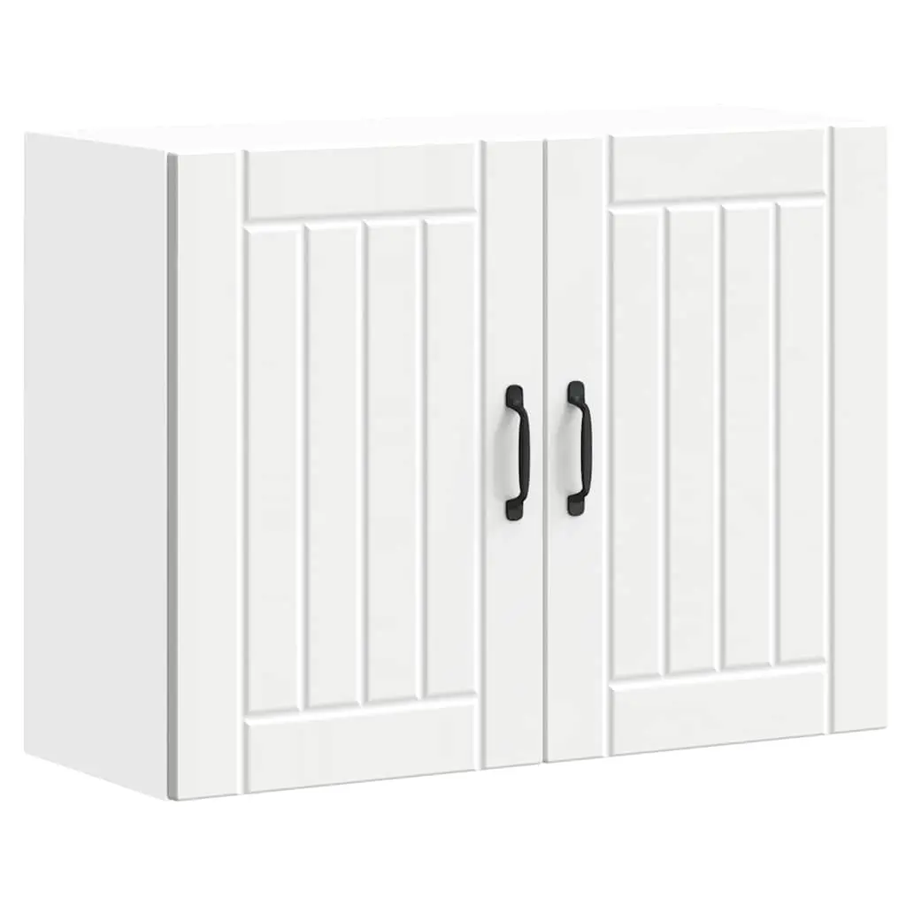 Kitchen Wall Cabinet Lucca White Engineered Wood 853827 - Furniture