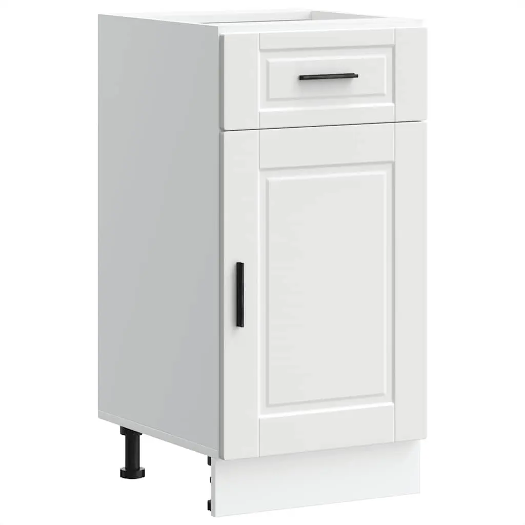 Kitchen Base Cabinet Porto White Engineered Wood 853947 - Furniture