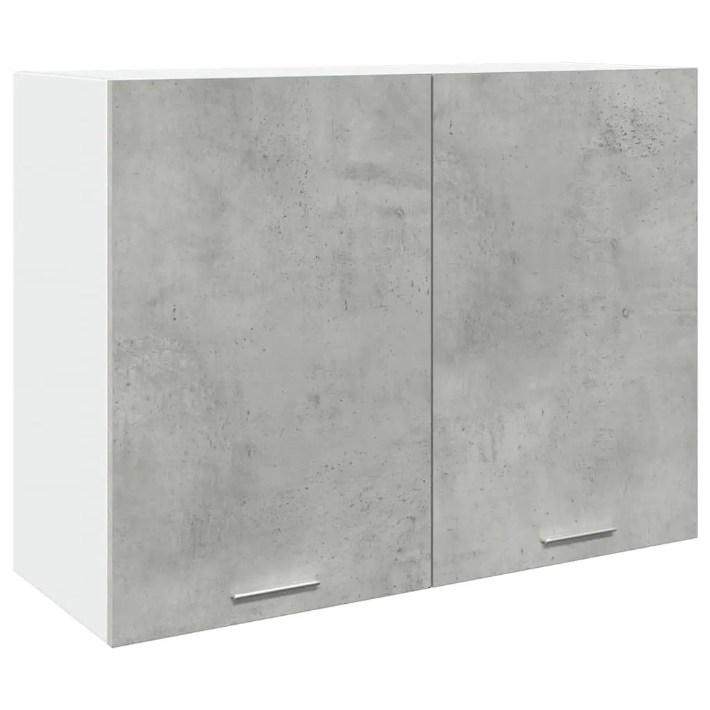 Hanging Cabinet Lyon Concrete Grey 80x31x60 cm Engineered Wood 856109 - Furniture