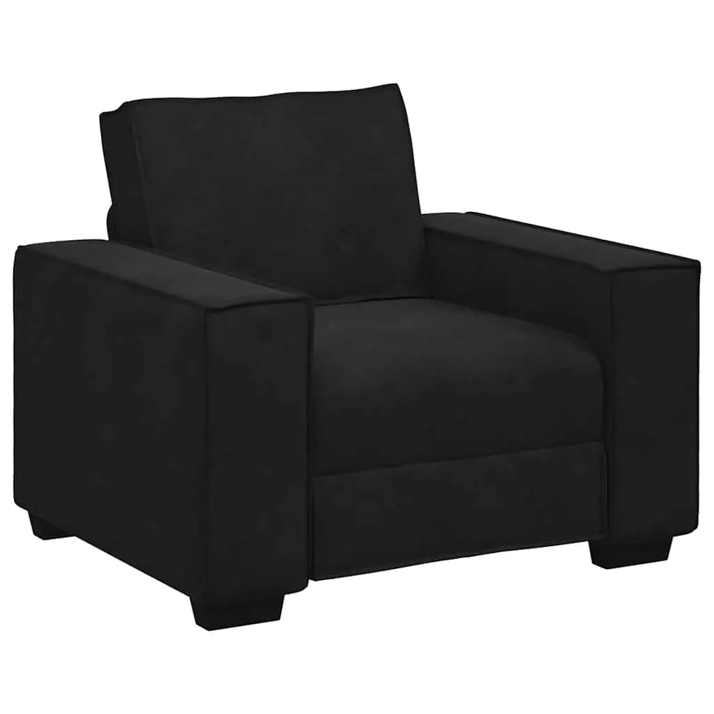 Sofa Chair Black 100x78x84 cm Velvet 4105005 - Furniture