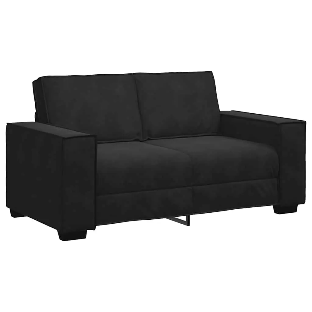 2-Seater Sofa Black 160x78x84 cm Velvet 4105015