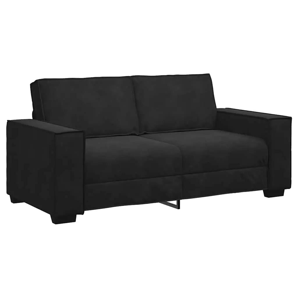 2-Seater Sofa Black 180x78x84 cm Velvet 4105025