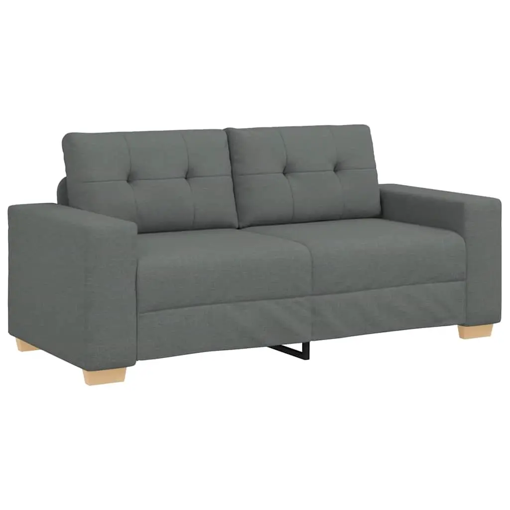 Loveseat Sofa Dark Grey 180x77x82 cm Fabric 4105079 - Furniture
