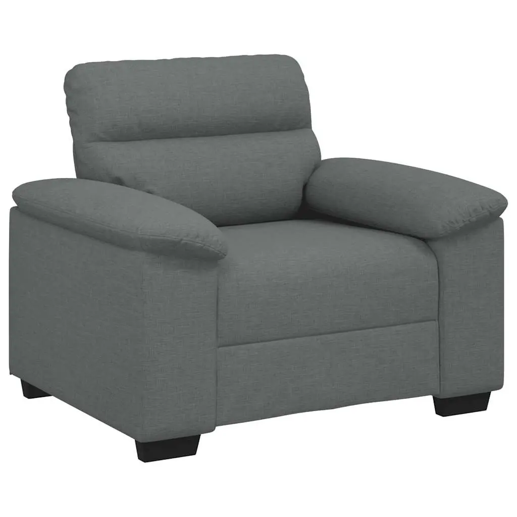 Sofa Chair Dark Grey 100x81x84 cm Fabric 4105288 - Furniture