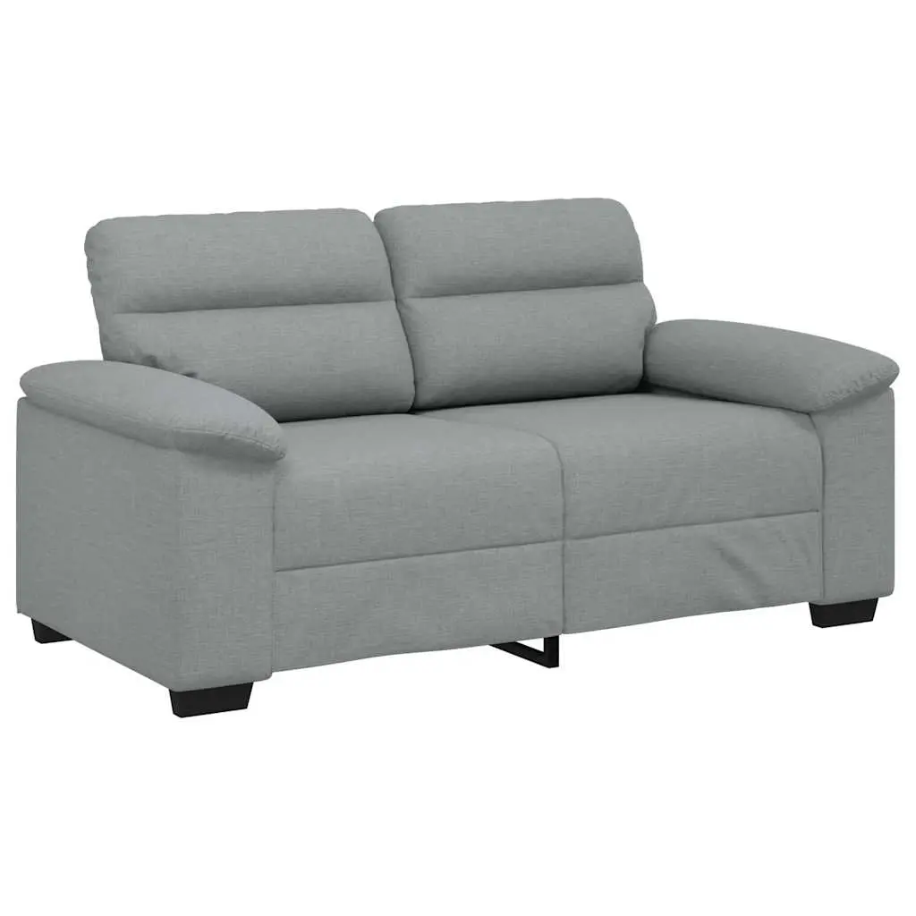 2-Seater Sofa Light Grey 160x81x84 cm Fabric 4105297