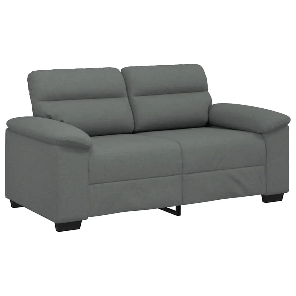2-Seater Sofa Dark Grey 160x81x84 cm Fabric 4105298