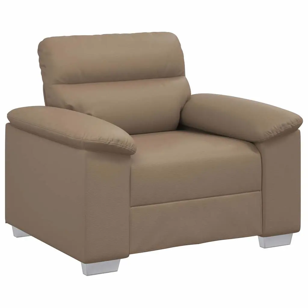 Sofa Chair Cappuccino 100x81x84 cm Faux Leather 4105330 - Furniture
