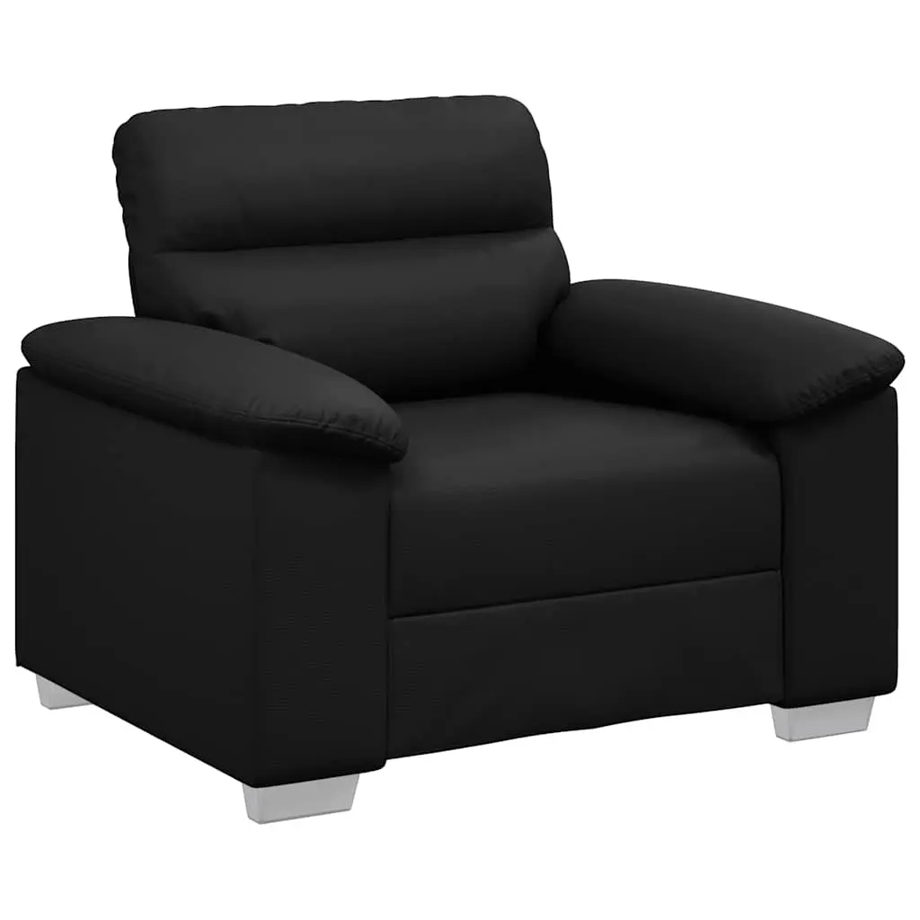Sofa Chair Black 100x81x84 cm Faux Leather 4105331 - Furniture
