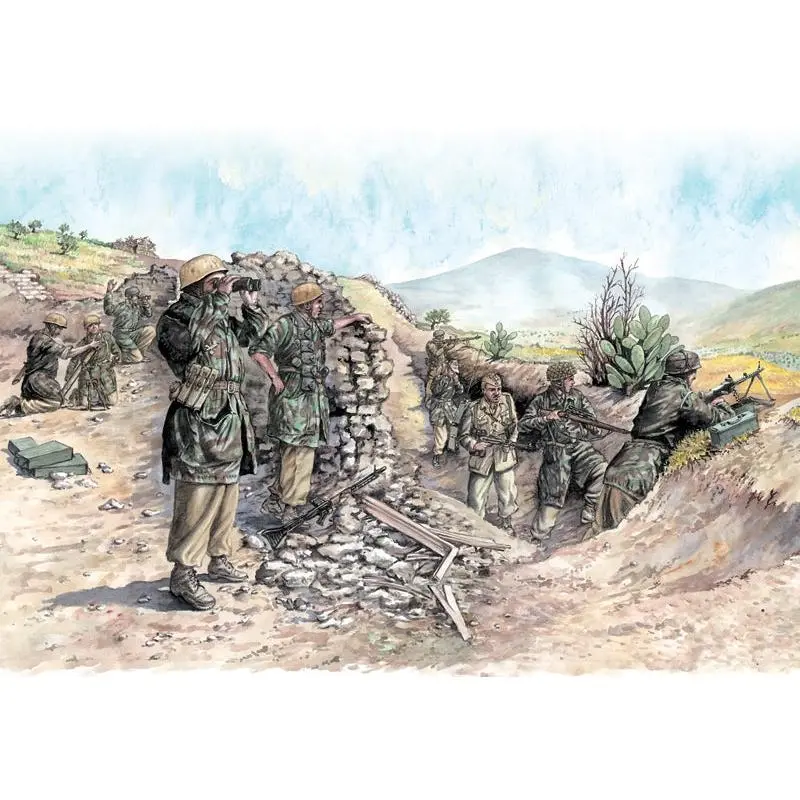 1/72 WWII German Paratroopers Tropical Uniform - Hobbies