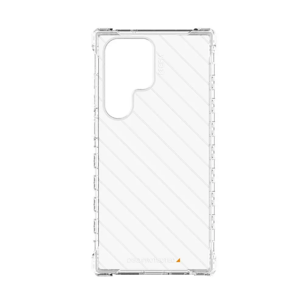 EFM Dakar Crystalex Phone Case Armour For Samsung Galaxy S23 Ultra Crystal Clear - Electronics