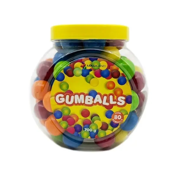 80pk Gum Ball Jar 700g - Groceries