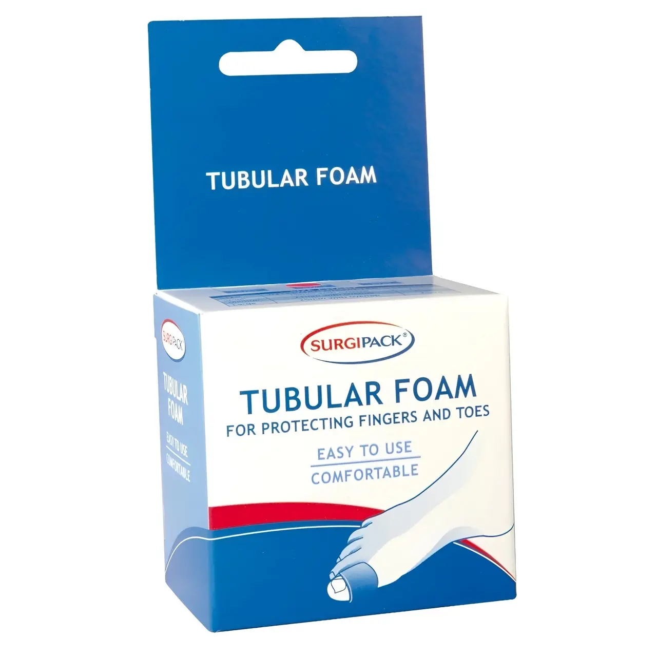 Surgipack Tubular Foam For Protecting Fingers & Toes Medium - Health