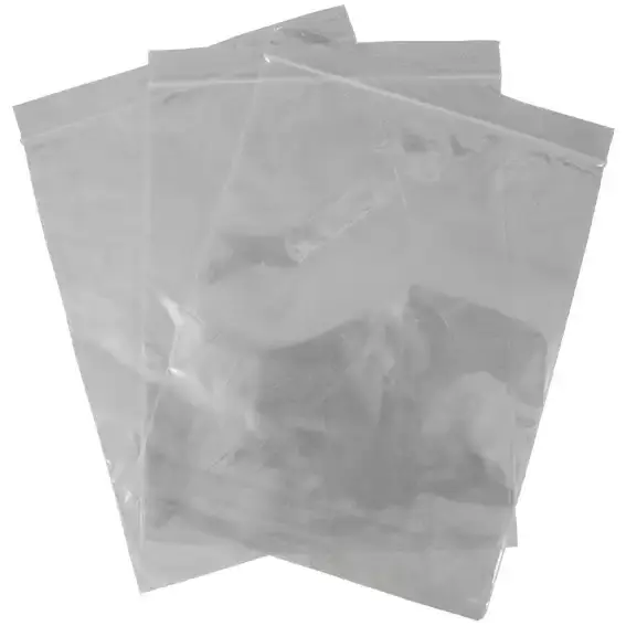 Livingstone Resealable Plastic Zip Lock Bag Clear 40 microns 360 x 400mm 100 Pack - Commercial