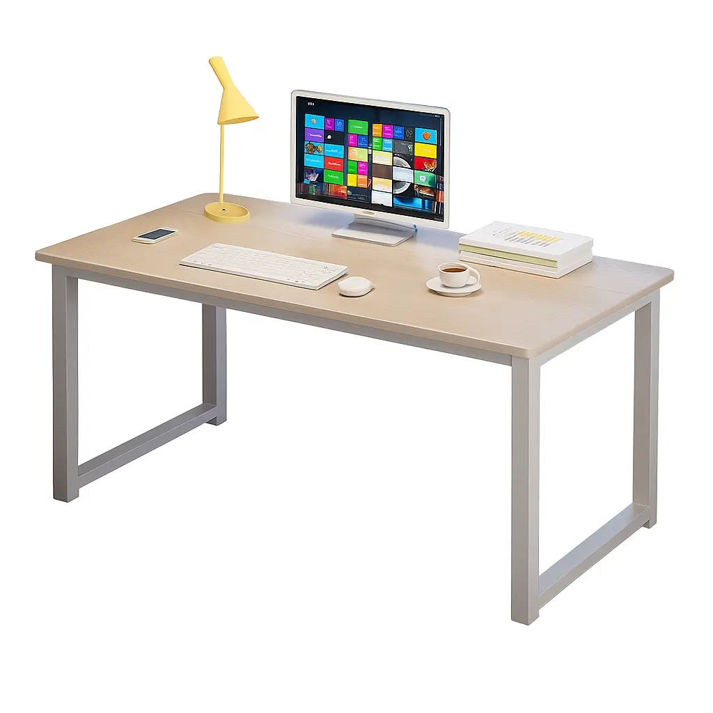 Foret Maple 120cm Wooden Workstation Office Computer Desk Study Table Home - Furniture