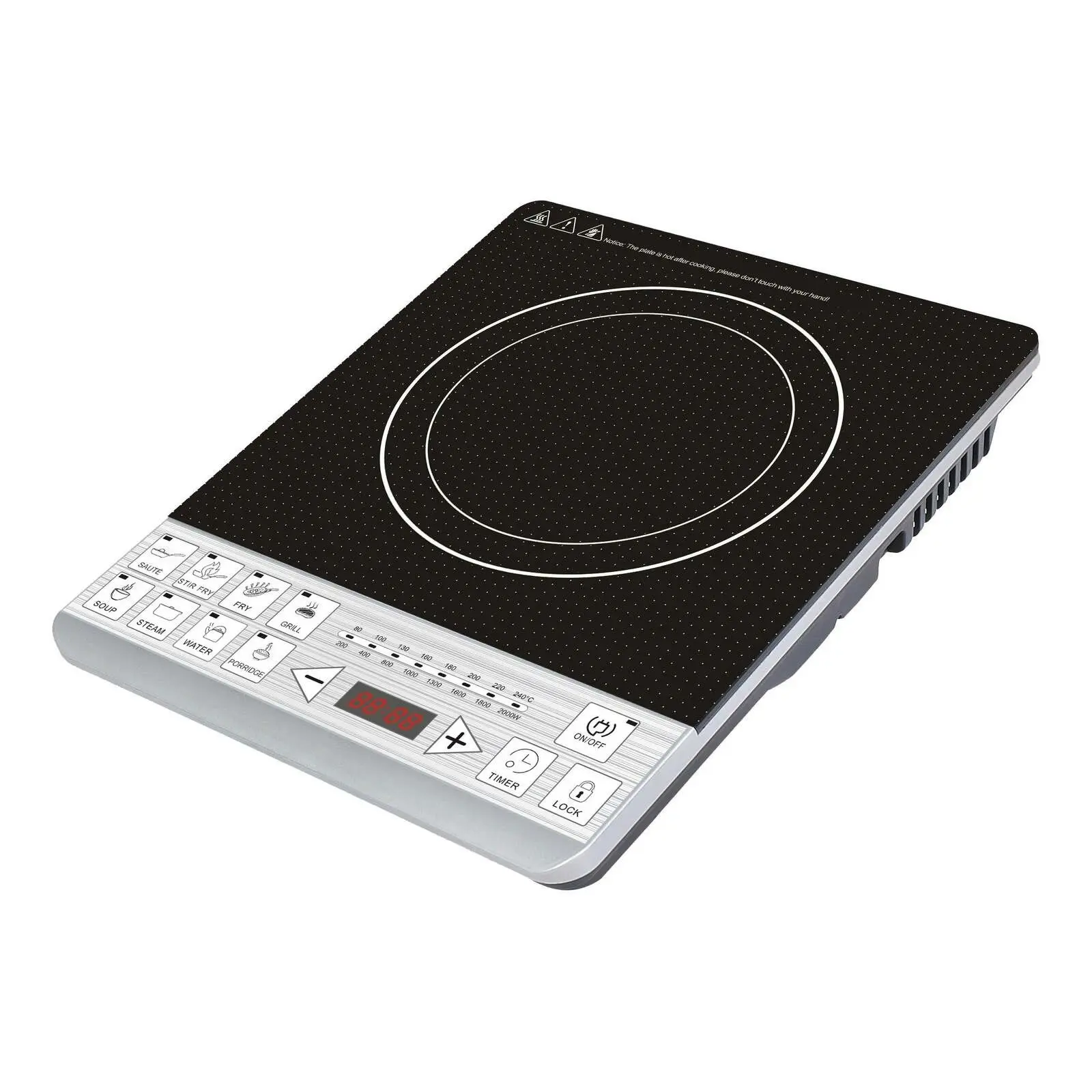 Induction Cooker Single Electric Stove Top for Cooking - Home & Garden