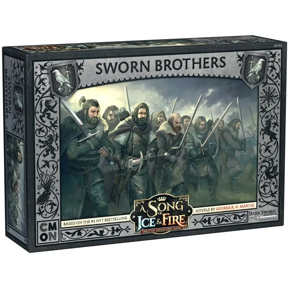 CMON A Song Of Ice & Fire Tabletop Miniatures Game Figure Sworn Brothers 14y+ - Toys & Games